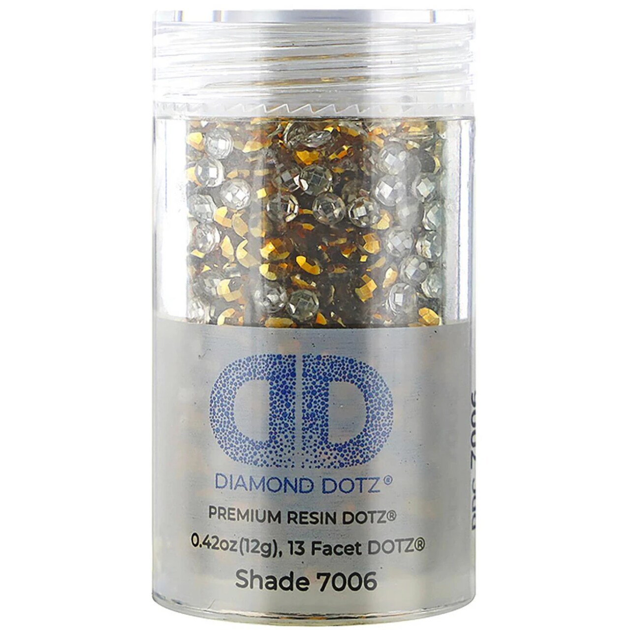 Diamond Dotz 2.8MM 12G Cylinder Dark Gold Metallic AB - Freestyle Diamond Painting Beads, Diamond Art Beads, Replacement Drills, Loose Gems for DIY Crafts and Art Projects